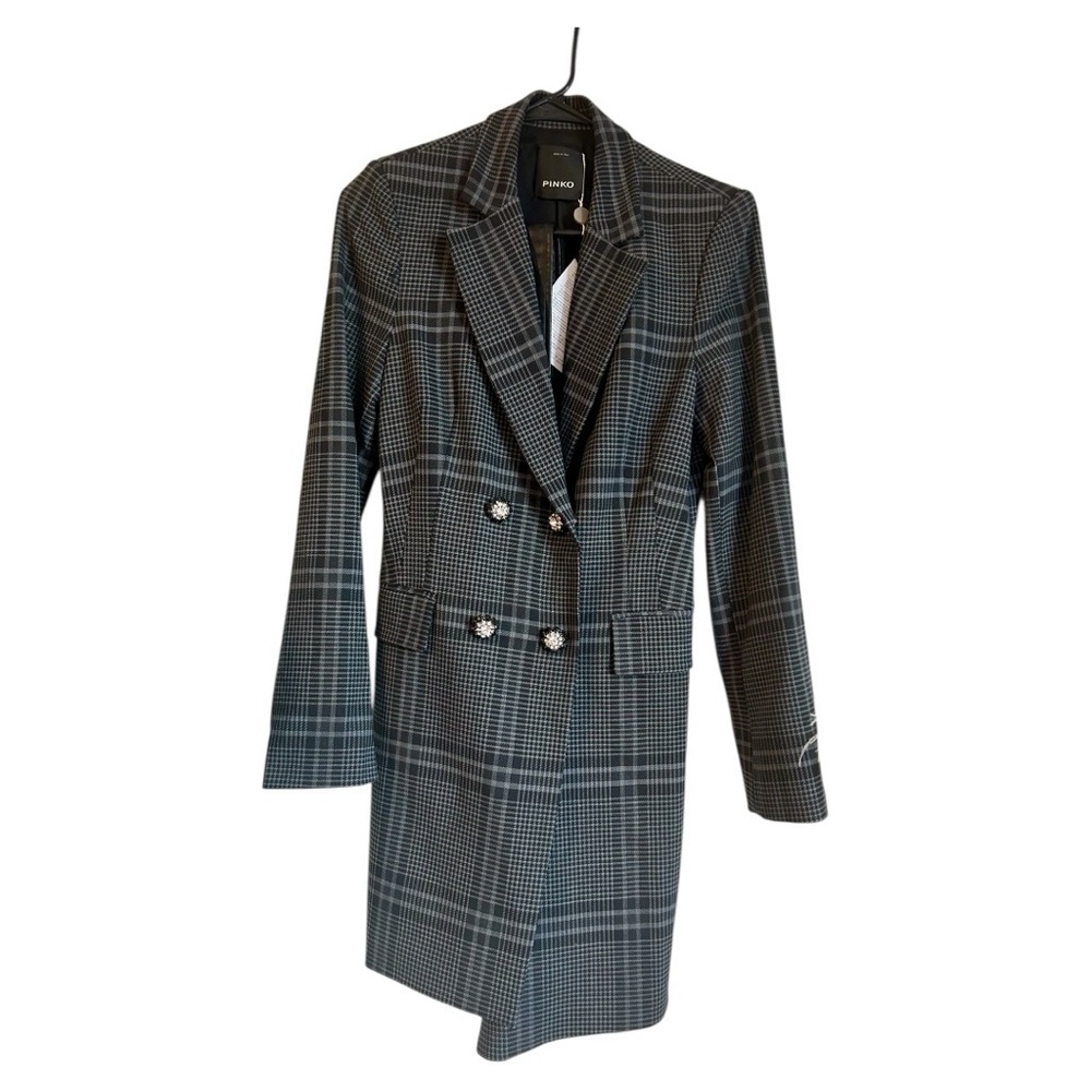 NWT PINKo Plaid Women's Coat/blazer - Picture 3 of 10